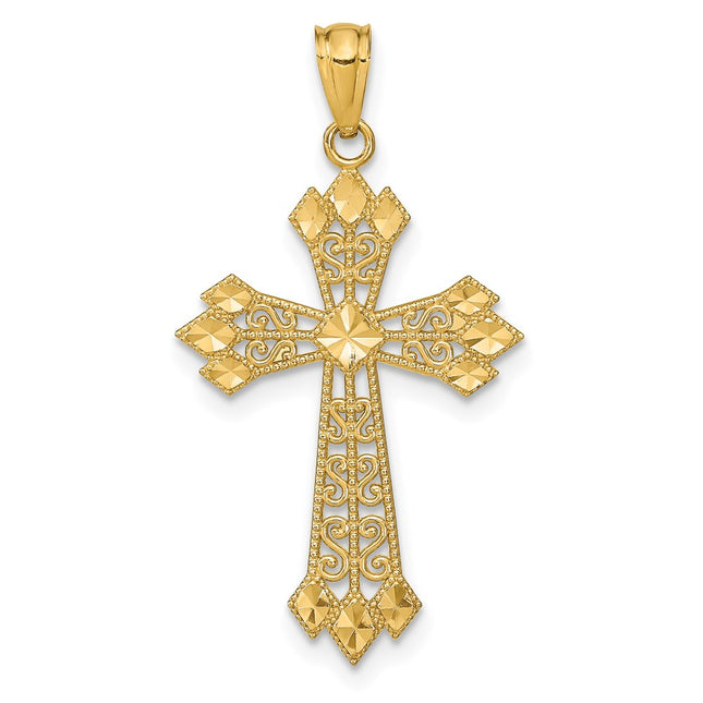 14k Yellow Gold Pendants Style K6238 - Classique Jewelry Inc.