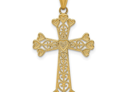 14k Yellow Gold Pendants Style K6241 - Classique Jewelry Inc.