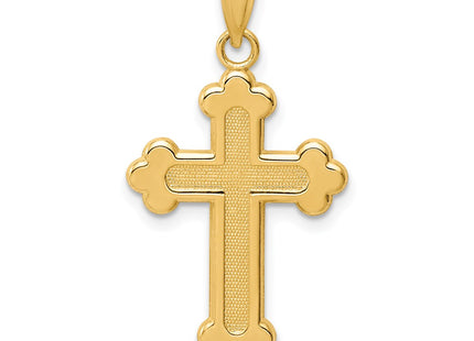 14K gold cross pendant