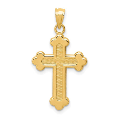 14K gold cross pendant
