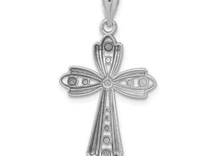 14K gold crucifix pendant, further view