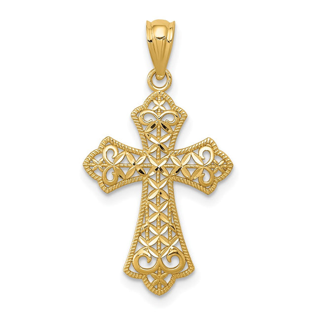 14k Yellow Gold Pendants Style K6273 - Classique Jewelry Inc.