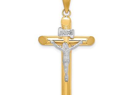 14K gold crucifix pendant