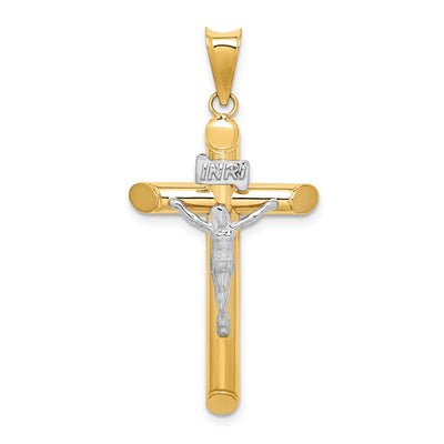 14K gold crucifix pendant