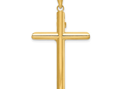 14K gold crucifix pendant, further view