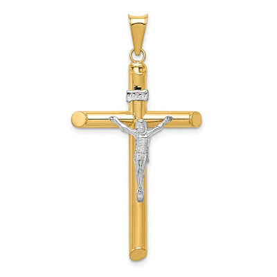 14K gold crucifix pendant