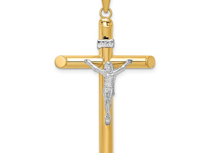 14K gold crucifix pendant
