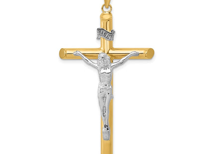 14K gold crucifix pendant
