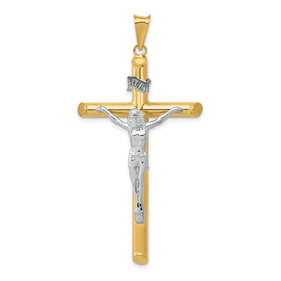 14K gold crucifix pendant