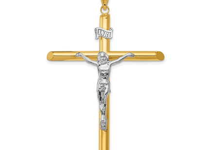 14K gold crucifix pendant