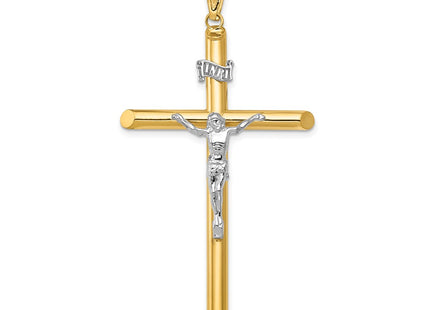 14K gold crucifix pendant