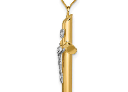 14k Two-tone Pendants Style K6290 - Classique Jewelry Inc.