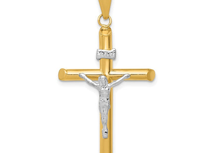 14K gold crucifix pendant