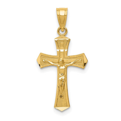14K gold crucifix pendant