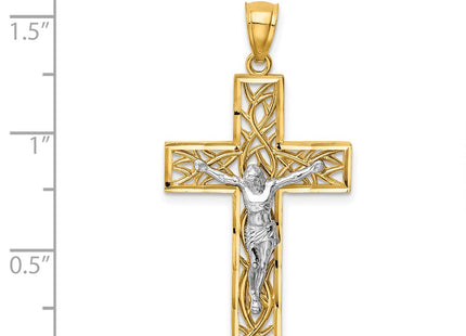 14k Two-tone Pendants Style K6300 - Classique Jewelry Inc.