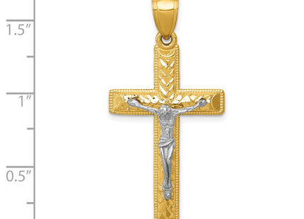 14k Two-tone Pendants Style K6304 - Classique Jewelry Inc.