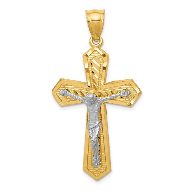 14k Two-tone Pendants Style K6313 - Classique Jewelry Inc.