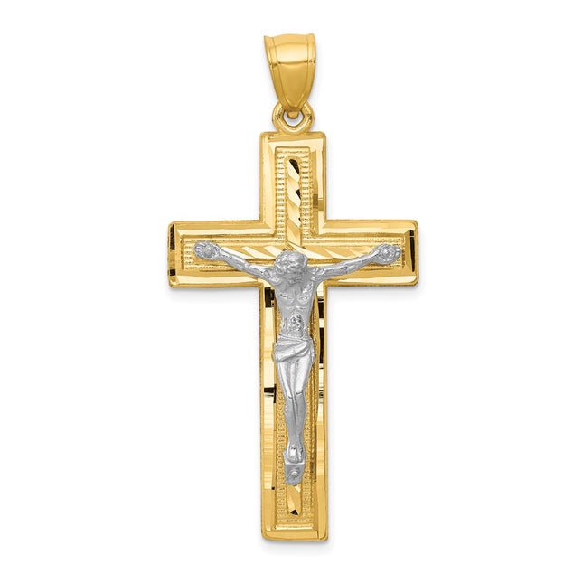 14k Two-tone Pendants Style K6314 - Classique Jewelry Inc.