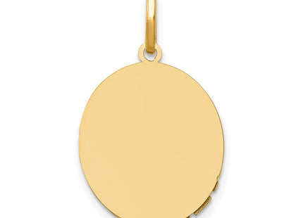 14k Two-Tone Our Lady Of Guadalupe Semi-solid Pendant (Style K6340)