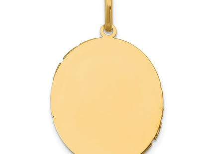 14k Two-Tone Our Lady Of Guadalupe Semi-solid Pendant, 22 x 19mm