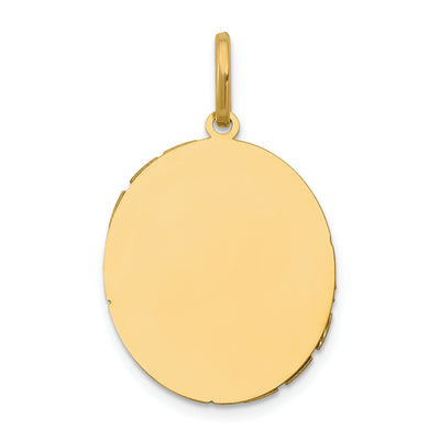 14K Two-Tone Our Lady Of Guadalupe Semi-solid Pendant, 22 x 19mm