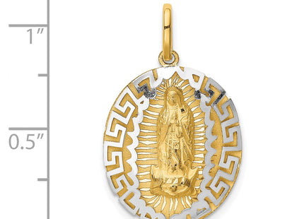 14K gold pendant, another view