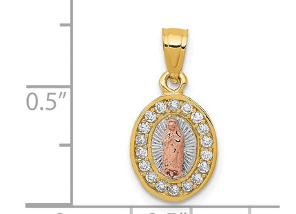 14k Two-tone Pendants Style K6345 - Classique Jewelry Inc.