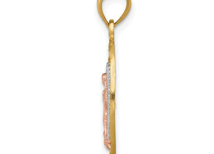 14k Two-tone Jewelry Style K6349 - Classique Jewelry Inc.
