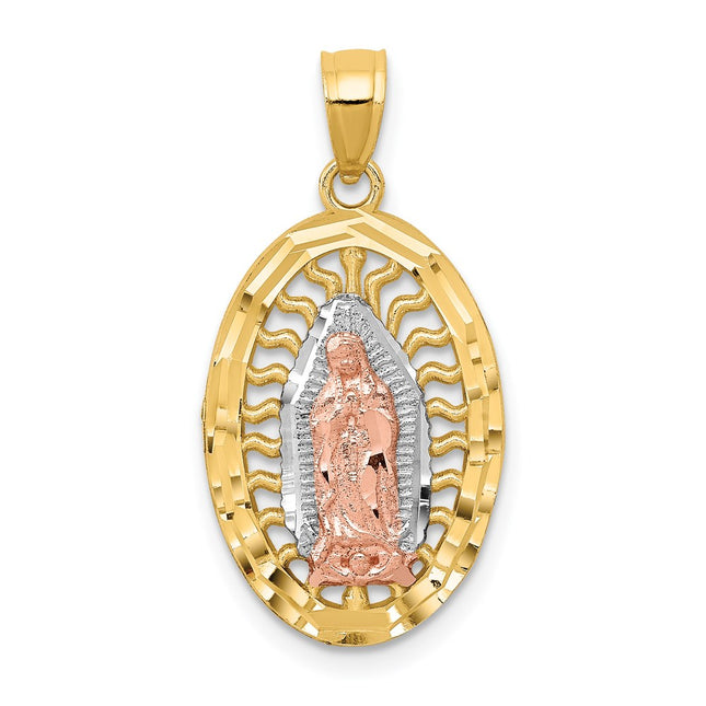 14k Two-tone Jewelry Style K6349 - Classique Jewelry Inc.