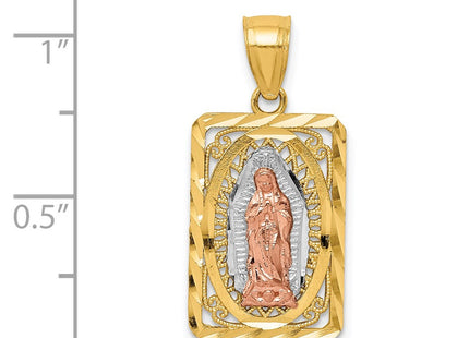 14k Two-tone Pendants Style K6350 - Classique Jewelry Inc.