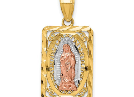 14k Two-tone Pendants Style K6350 - Classique Jewelry Inc.