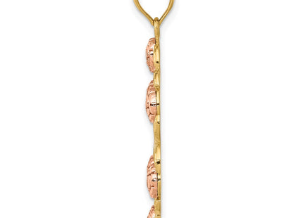 14k Two-tone Pendants Style K6351 - Classique Jewelry Inc.