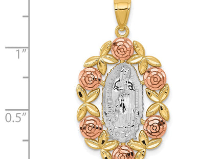 14k Two-tone Pendants Style K6351 - Classique Jewelry Inc.