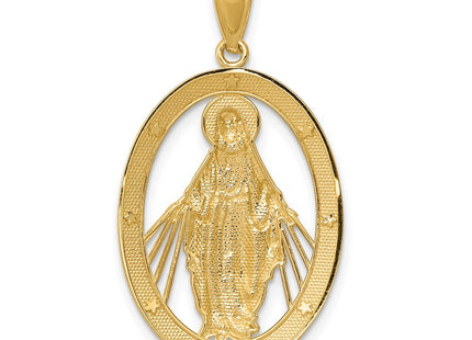 14k Yellow & Rhodium Pendants Style K6352 - Classique Jewelry Inc.