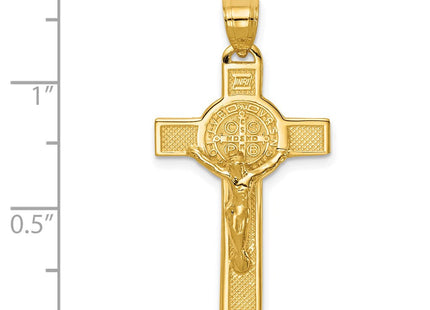 14k San Benito 2-Sided Crucifix Pendant (Style K6358)