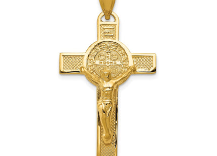 14K gold crucifix pendant