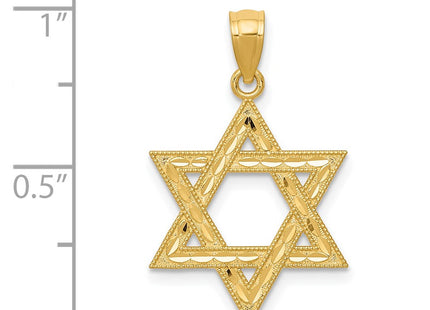 14k Yellow Gold Pendants Style K6374 - Classique Jewelry Inc.