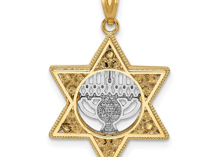 14k Two-tone Pendants Style K6376 - Classique Jewelry Inc.