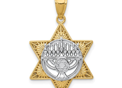 14k Two-tone Pendants Style K6376 - Classique Jewelry Inc.