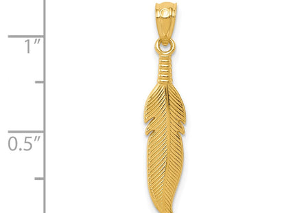14k Yellow Gold Pendants Style K6382 - Classique Jewelry Inc.
