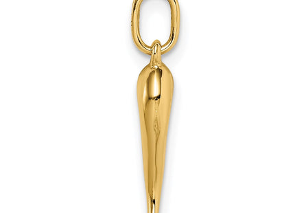 14k Yellow Gold Pendants Style K6390 - Classique Jewelry Inc.