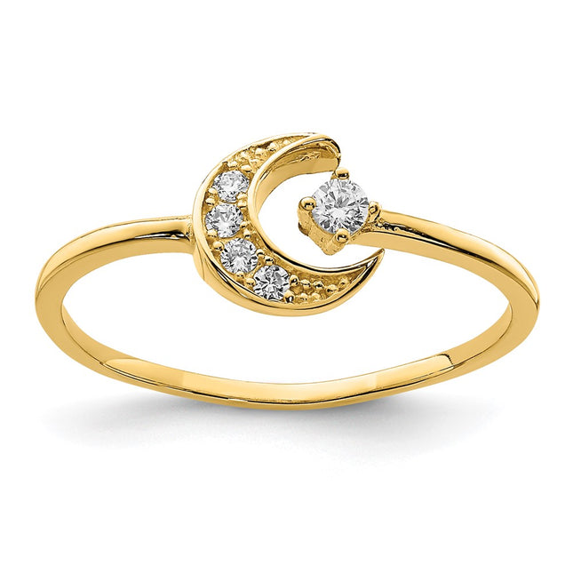 14k Yellow Gold Rings Style K6421 - Classique Jewelry Inc.