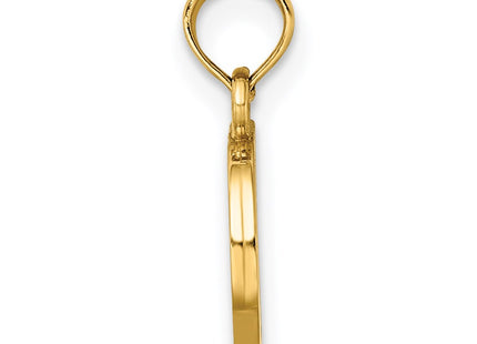 14k Yellow Gold Pendants Style K6423D - Classique Jewelry Inc.