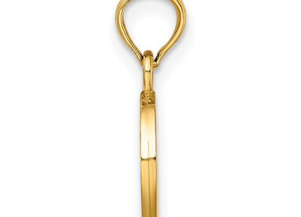 14k Yellow Gold Pendants Style K6423O - Classique Jewelry Inc.