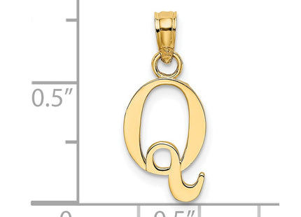 14k Yellow Gold Pendants Style K6423Q - Classique Jewelry Inc.