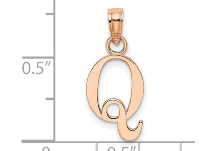 14k Rose Gold Pendants Style K6423RQ - Classique Jewelry Inc.