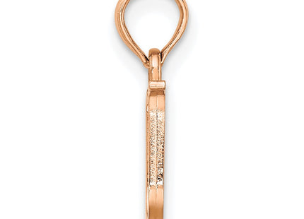 14k Rose Gold Pendants Style K6423RU - Classique Jewelry Inc.