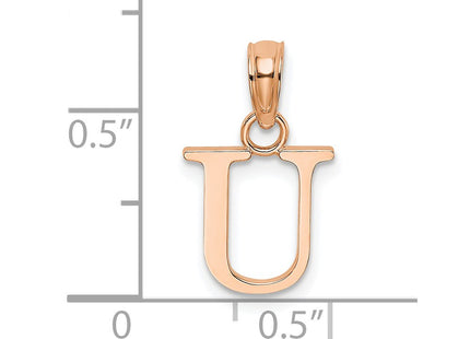 14k Rose Gold Pendants Style K6423RU - Classique Jewelry Inc.