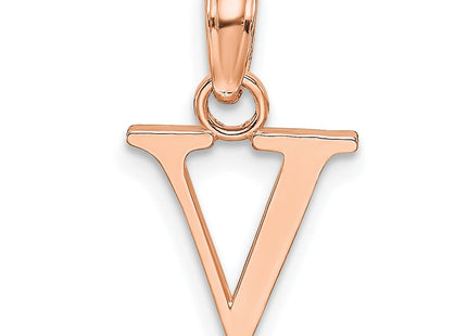14k Rose Gold Pendants Style K6423RV - Classique Jewelry Inc.