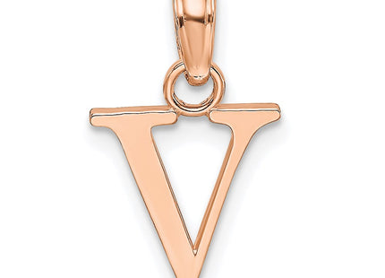 14k Rose Gold Pendants Style K6423RV - Classique Jewelry Inc.